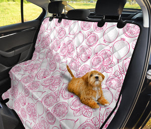 Sketch Guava Pattern Dog Car Seat Covers