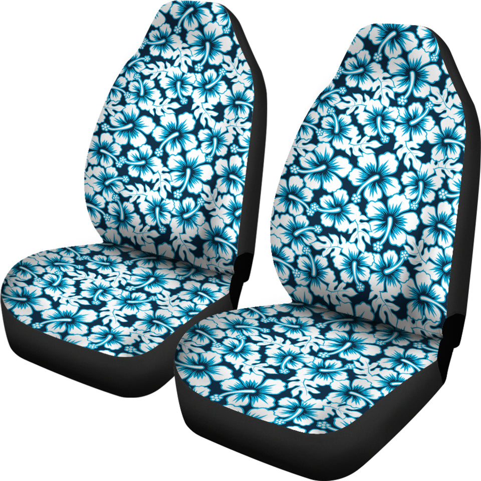 Hibiscus Pattern Print Design 04 Universal Fit Car Seat Covers