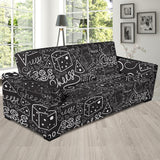 Handwritten Cheese Pattern Sofa Slipcover