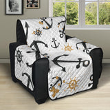 Anchors Rudders pattern Recliner Cover Protector
