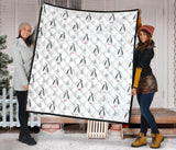 Penguin Pattern Premium Quilt