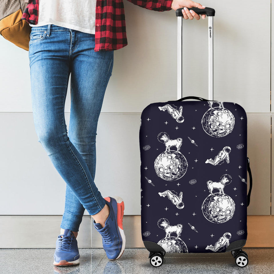 Chihuahua Space Helmet Astronaut Pattern Luggage Covers