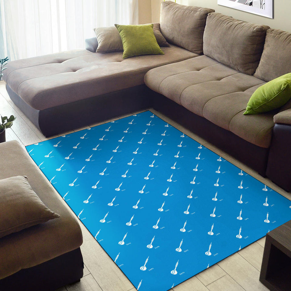 Darts Pattern Print Design 05 Area Rug