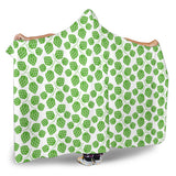 Hop Pattern Background Hooded Blanket