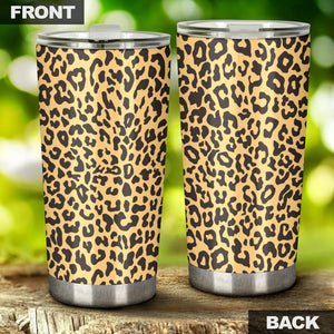 Leopard Skin Print Tumbler