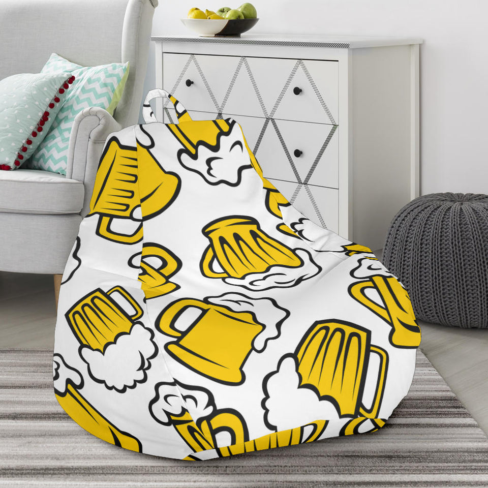 Beer Design Pattern Bean Bag Cover