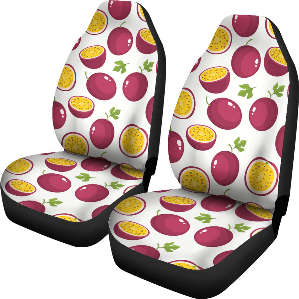 Passion Fruit Design Pattern  Universal Fit Car Seat Covers
