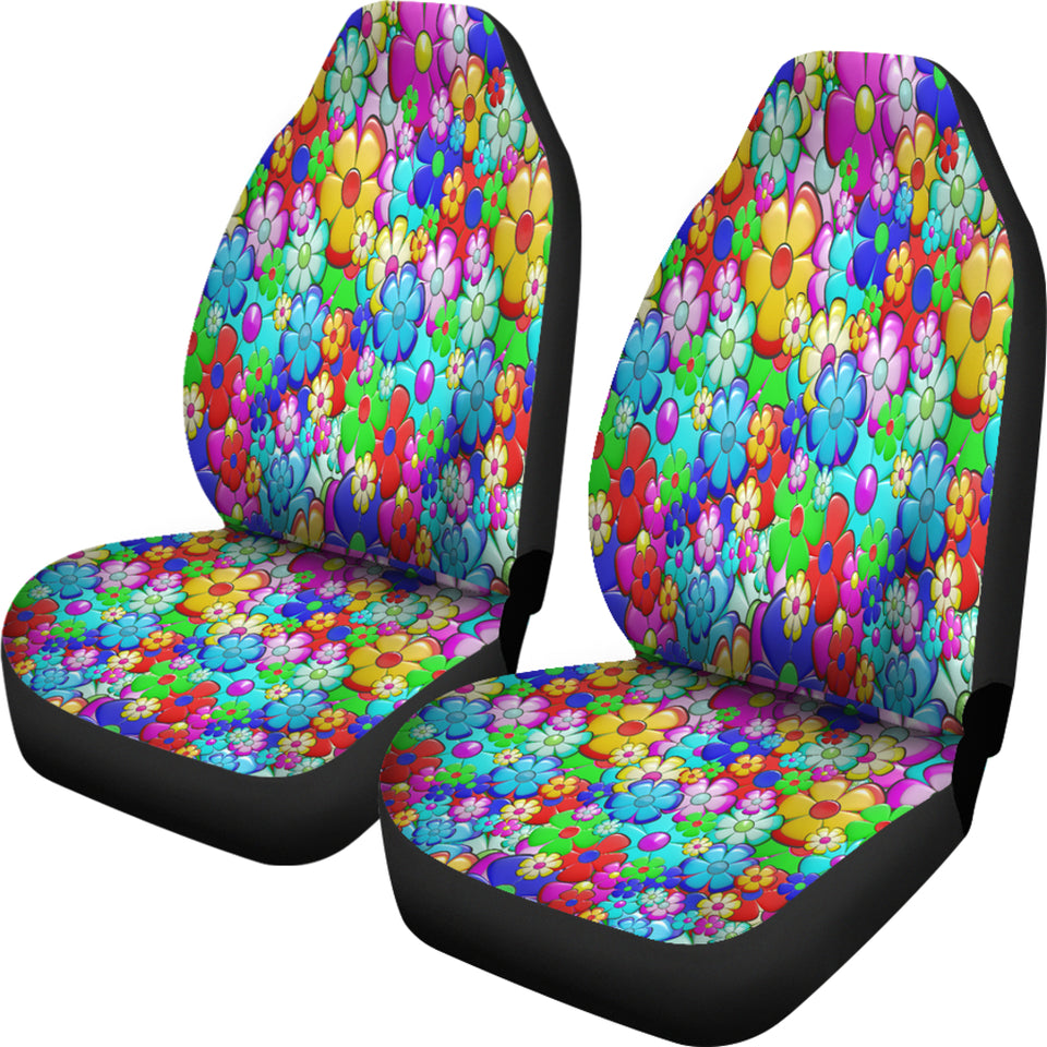 Bright Flower Summer Custom Car Seat Covers