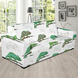 Chameleon Lizard Pattern Sofa Slipcover