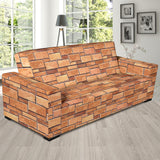 Brick Printed Pattern Print Design 04 Sofa Slipcover