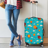 Hot Air Balloon Sky Pattern Luggage Covers