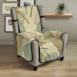 Ginkgo leaves design pattern Chair Cover Protector