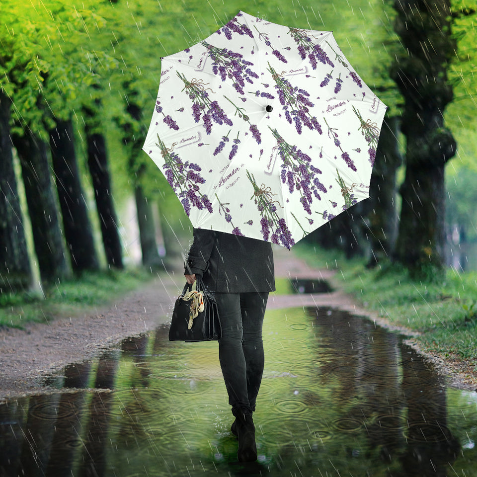 Lavender Flower Design Pattern Umbrella