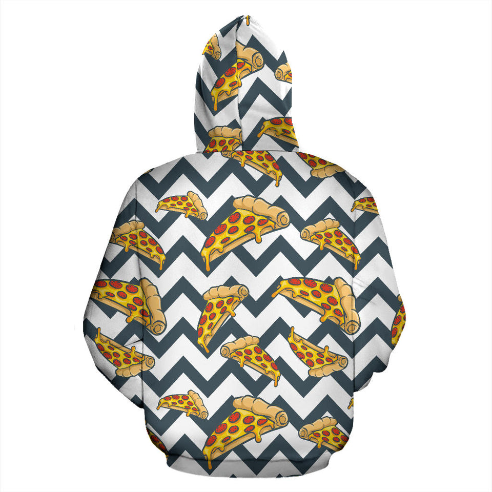 Pizza Design Pattern Men Women Pullover Hoodie
