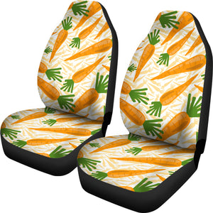Carrot Pattern Print Design 01 Universal Fit Car Seat Covers