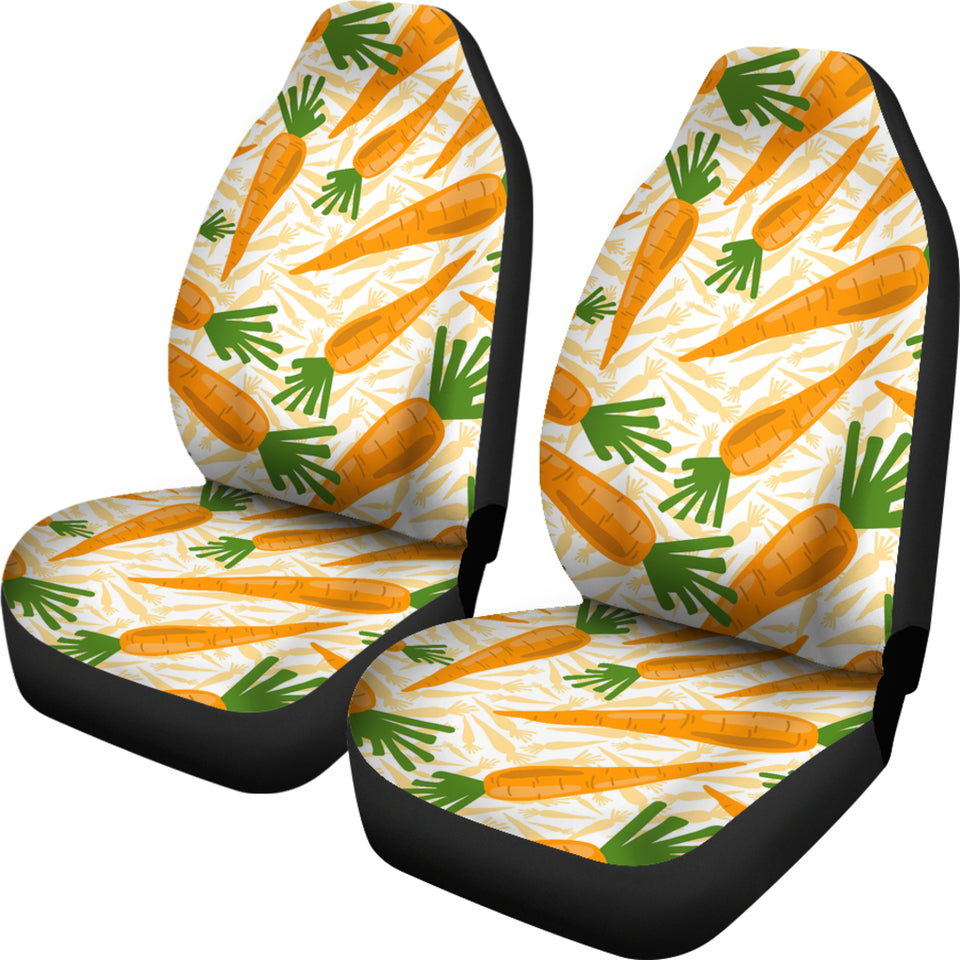 Carrot Pattern Print Design 01 Universal Fit Car Seat Covers