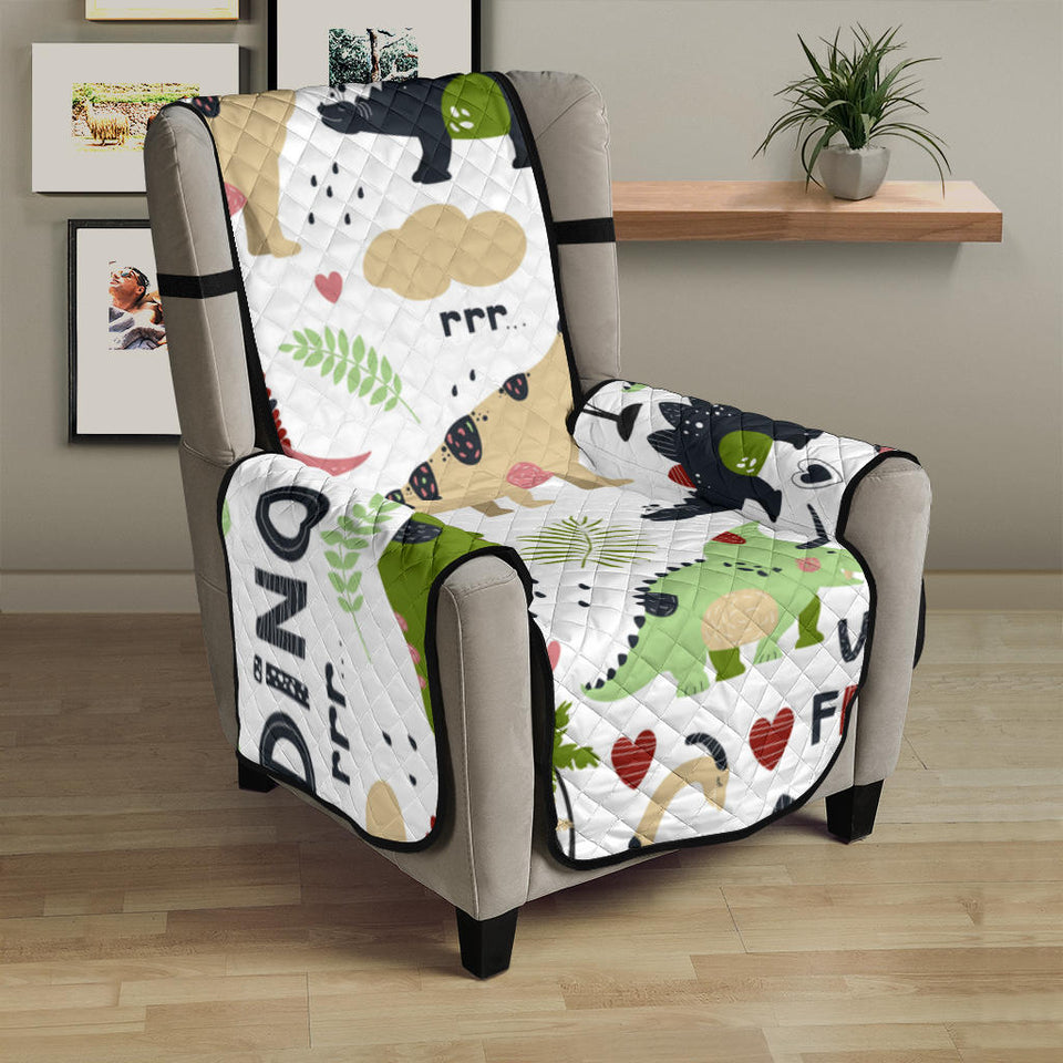 Cute dinosaurs pattern Chair Cover Protector