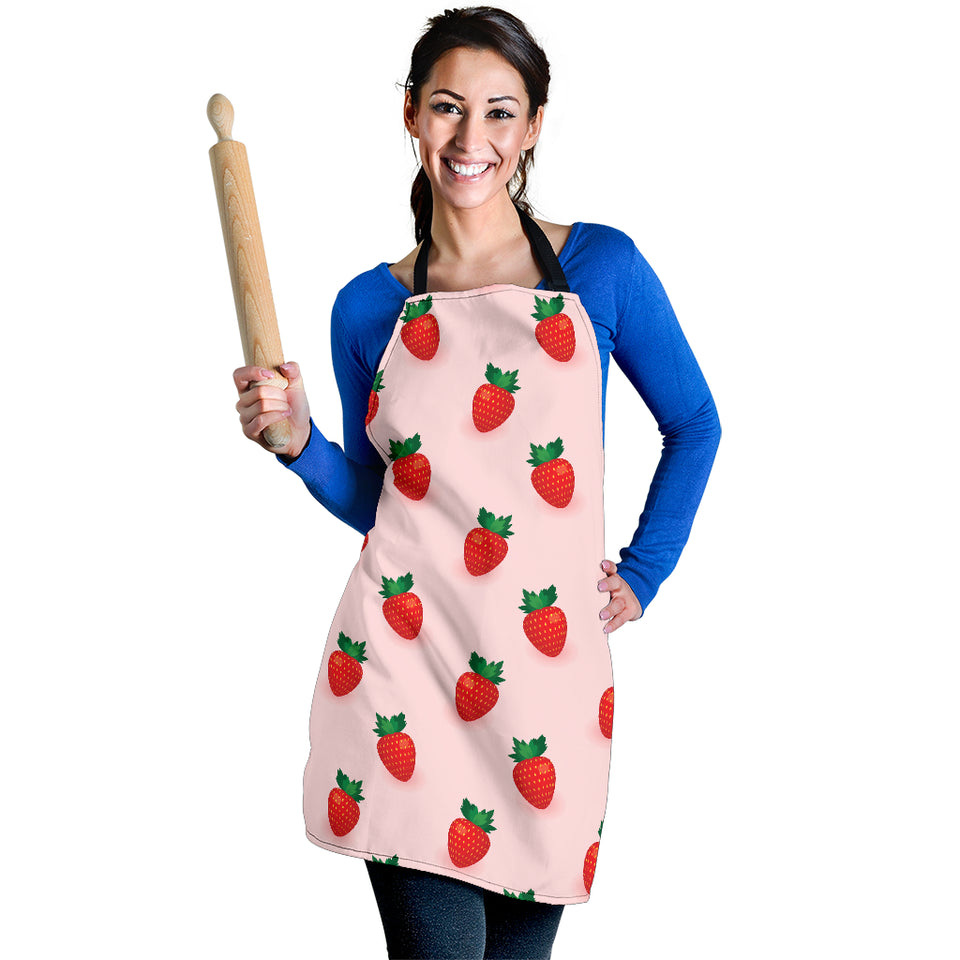Strawberry Beautiful Pattern Adjustable Apron
