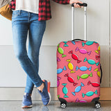 Colorful Wrapped Candy Pattern Luggage Covers