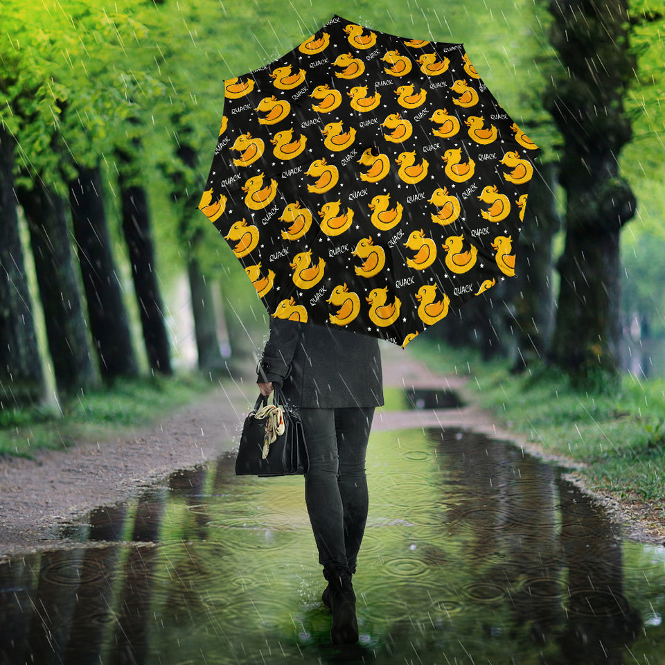 Duck Toy Pattern Print Design 05 Umbrella