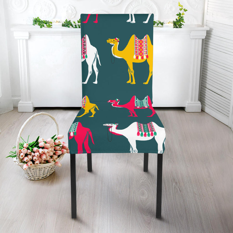Camel Pattern Dining Chair Slipcover