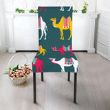 Camel Pattern Dining Chair Slipcover