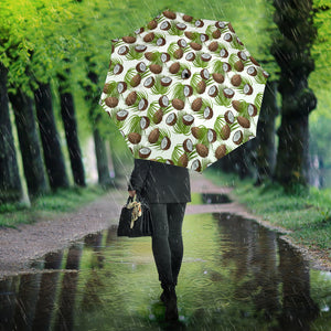 Coconut Pattern Print Design 04 Umbrella