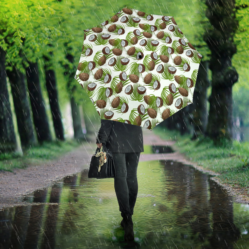 Coconut Pattern Print Design 04 Umbrella
