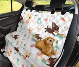 Cute Chihuahua Puppie Pattern Dog Car Seat Covers