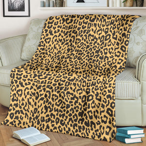 Leopard Skin Print Premium Blanket