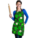 Frog Waterlily Pattern Adjustable Apron
