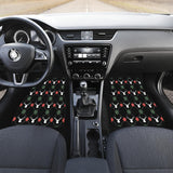 Deer Christmas New Year Pattern Argyle Front And Back Car Mats