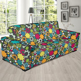 Gear Pattern Print Design 03 Sofa Slipcover
