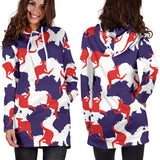 Kangaroo Australian Pattern Women'S Hoodie Dress