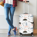 Polar Bears Star Poka Dot Pattern Cabin Suitcases Luggages
