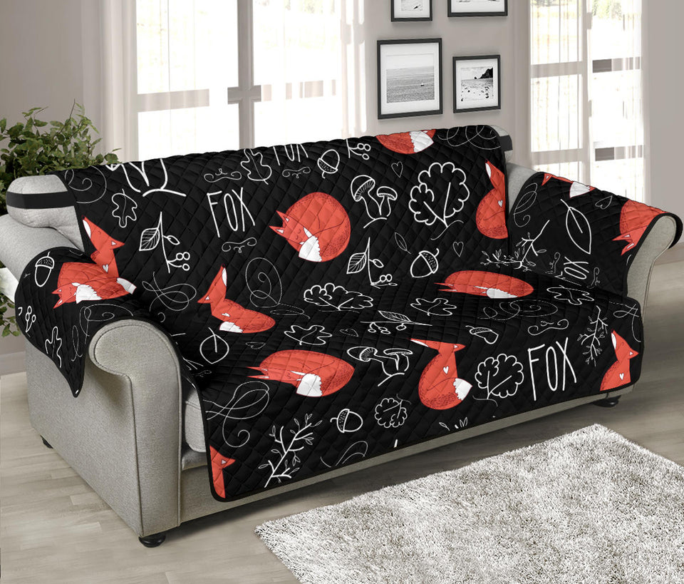 fox sleeping fox pattern Sofa Cover Protector