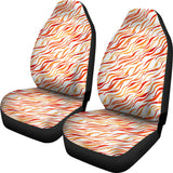 Fire Flame Watercolor Pattern Universal Fit Car Seat Covers