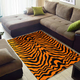 Bengal Tigers Skin Print Pattern Area Rug