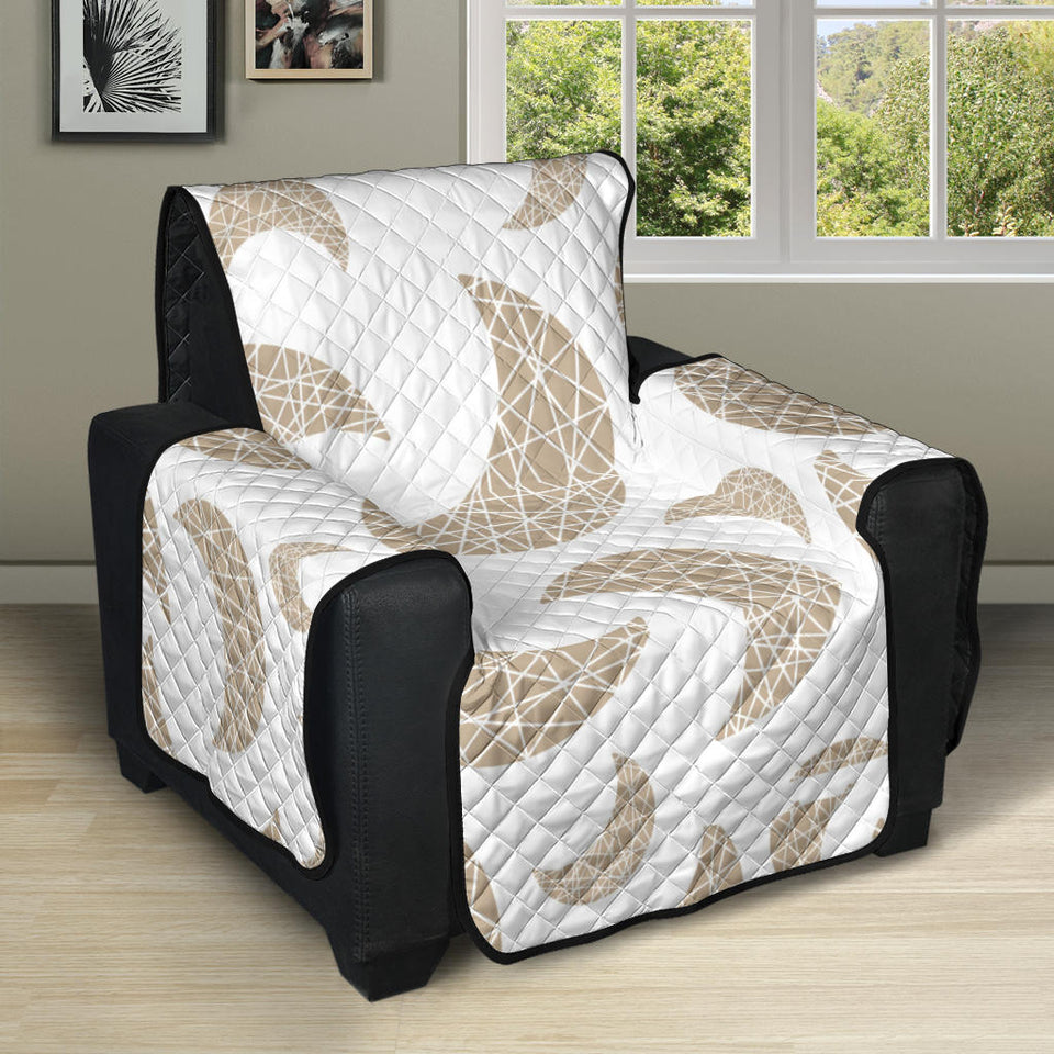 Cool gold moon abstract pattern Recliner Cover Protector