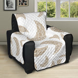 Cool gold moon abstract pattern Recliner Cover Protector