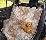 Beautiful Hexagon Japanese  Pattern Dog Car Seat Covers