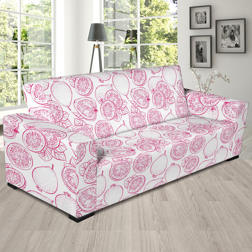 Sketch Guava Pattern Sofa Slipcover