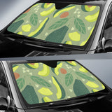 Avocado Pattern Car Sun Shade