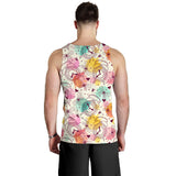 Clock butterfly pattern Men Tank Top