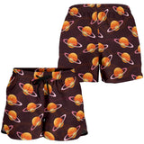Hamburger Pattern Print Design 05 Women Shorts