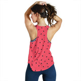 watermelon texture background Women Racerback Tank Top