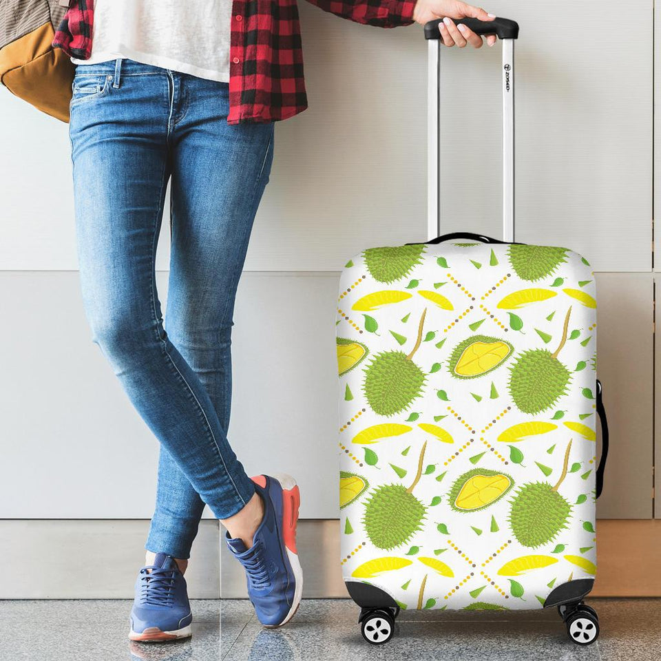 Durian Pattern Background Cabin Suitcases Luggages