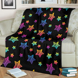 Colorful Star Pattern Premium Blanket