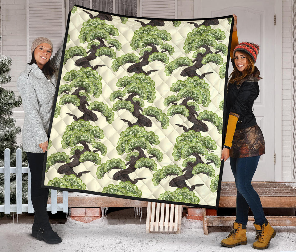 Bonsai Pattern Premium Quilt