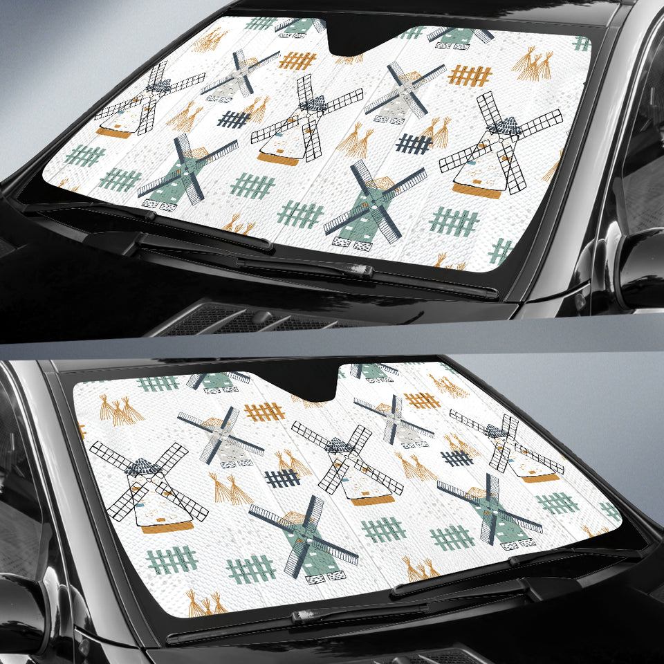 Windmill Pattern Car Sun Shade